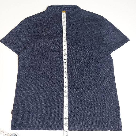 Calvin Klein Lrg. Slim Fit Mercerized Cotton Shirt - Picture 9 of 15